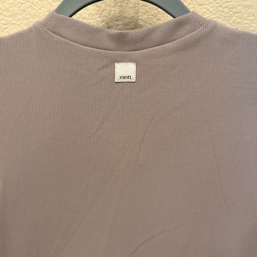 NWT~VUORI Women Pose Sands Graphite Beige Sleeveless Maxi Dress Size Small - Picture 5 of 8